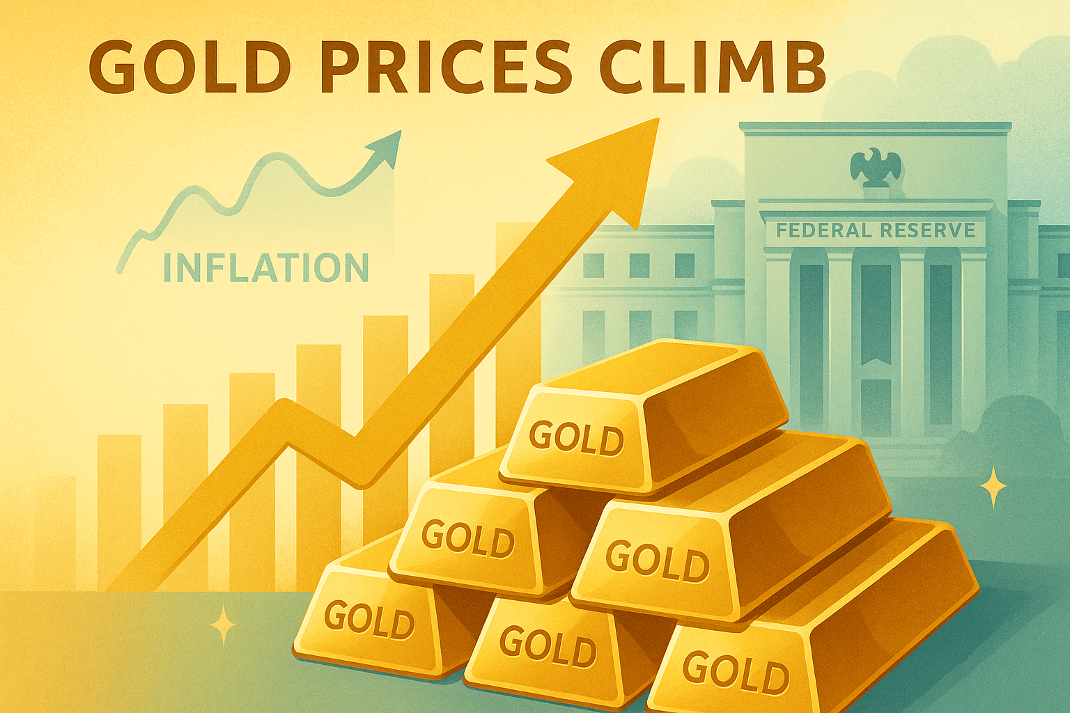 Gold Prices Climb as Weak US Inflation Fuels Fed Rate Cut Hopes