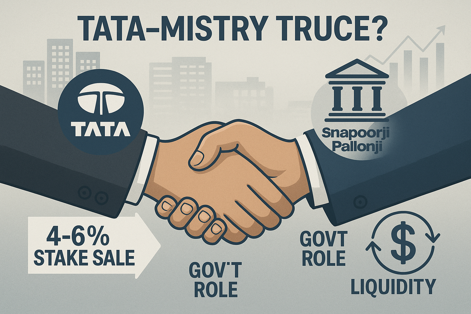 Tata-Mistry Truce? Tatas Explore Partial Stake Buyout to End Standoff with SP Group