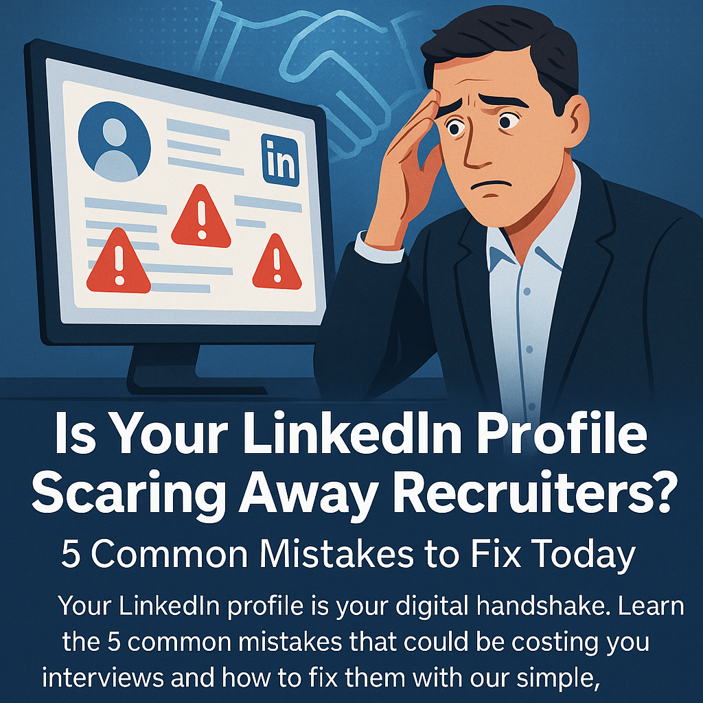 Is Your LinkedIn Profile Scaring Away Recruiters? 5 Common Mistakes to Fix Today 