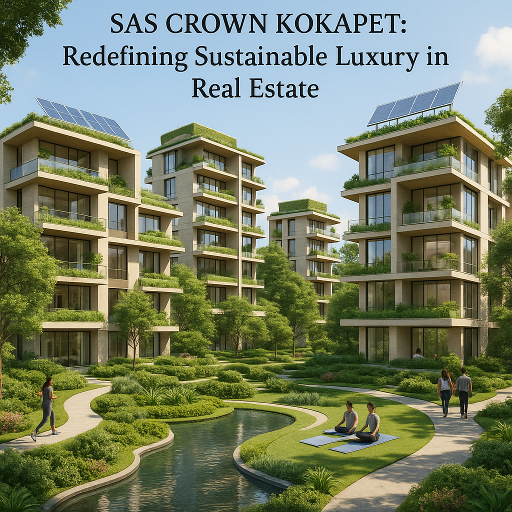 SAS Crown Kokapet: Redefining Sustainable Luxury in Real Estate