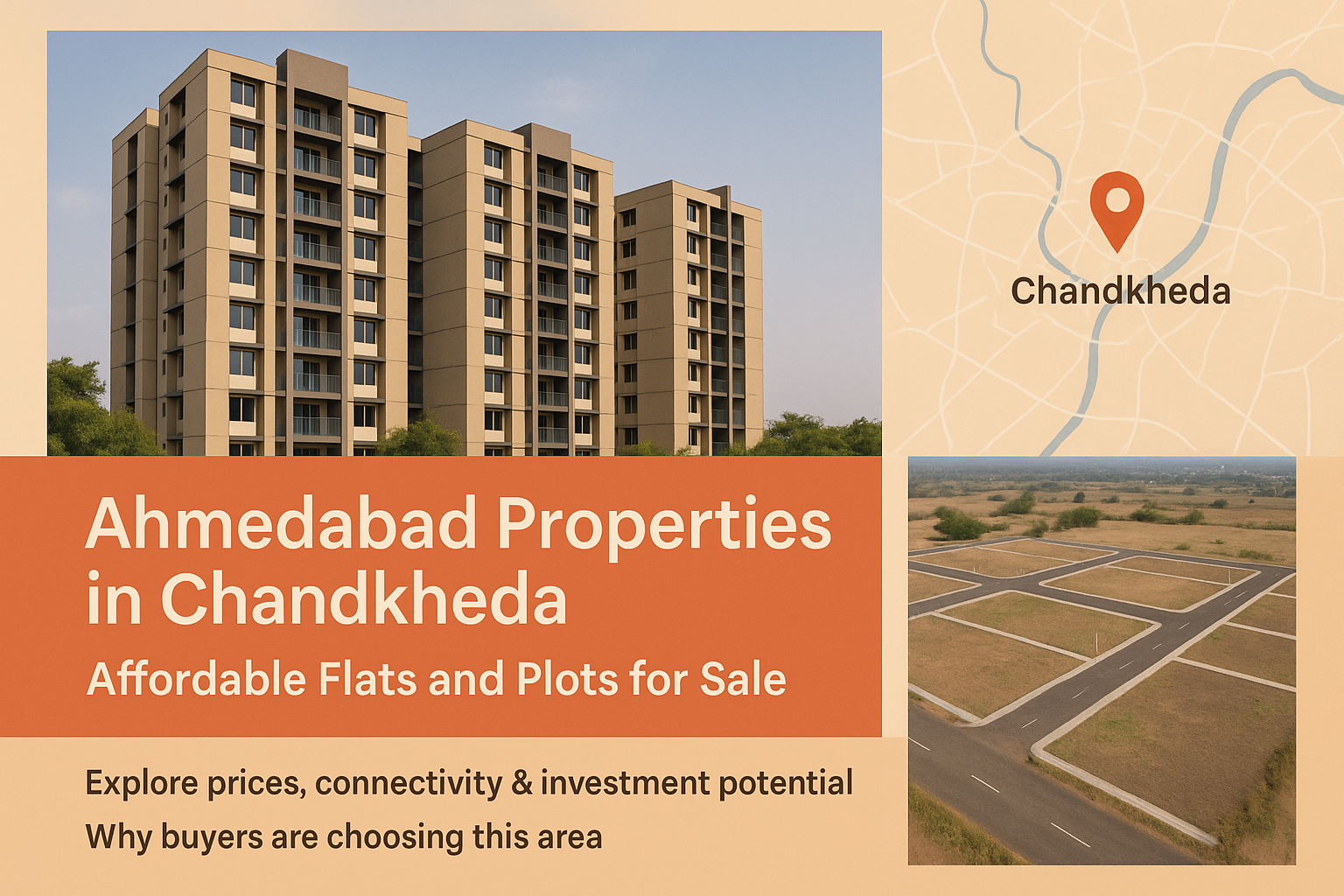 Ahmedabad Properties in Chandkheda: Affordable Flats and Plots for Sale