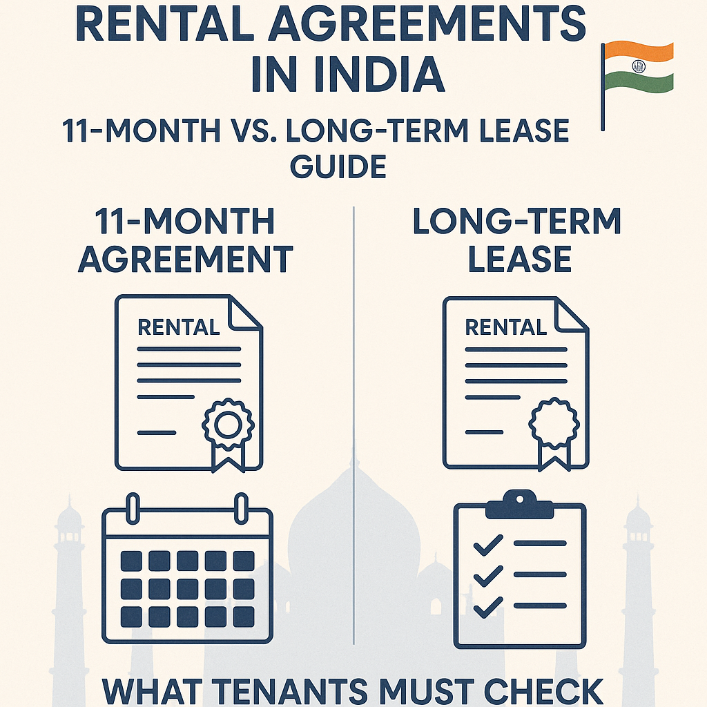 Rental Agreements in India: 11-Month vs. Long-Term Lease Guide