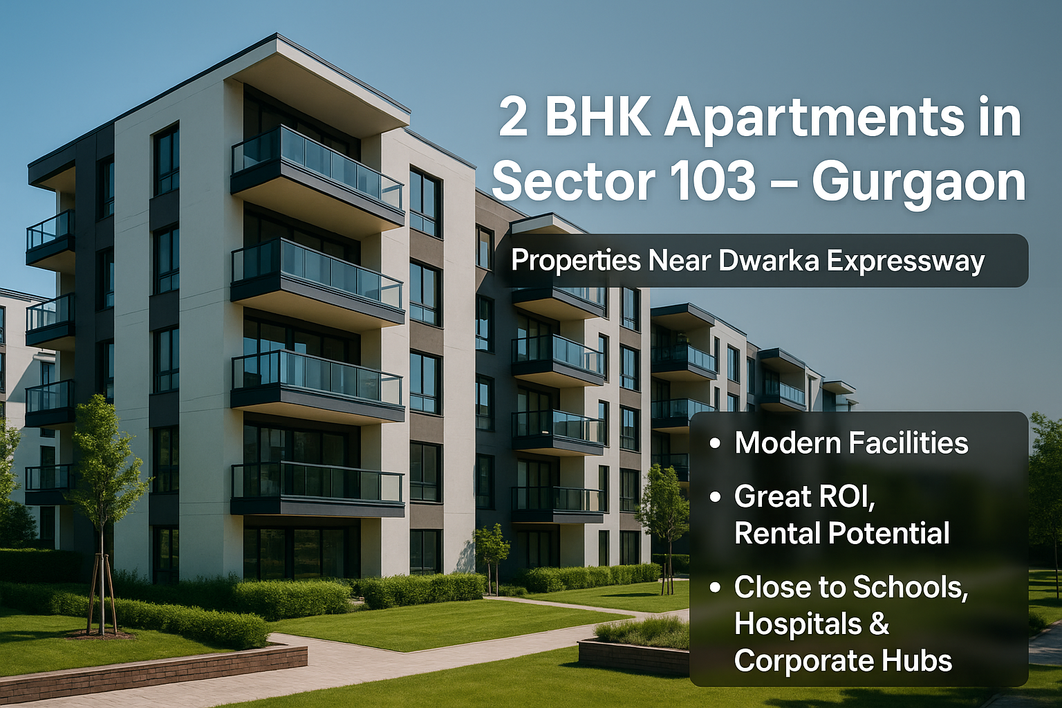 2 BHK Apartments in Sector 103 – Gurgaon Properties Near Dwarka Expressway