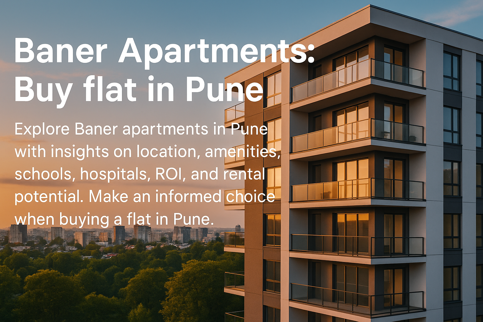 Baner Apartments: One of the Best Locations to Buy Flat in Pune