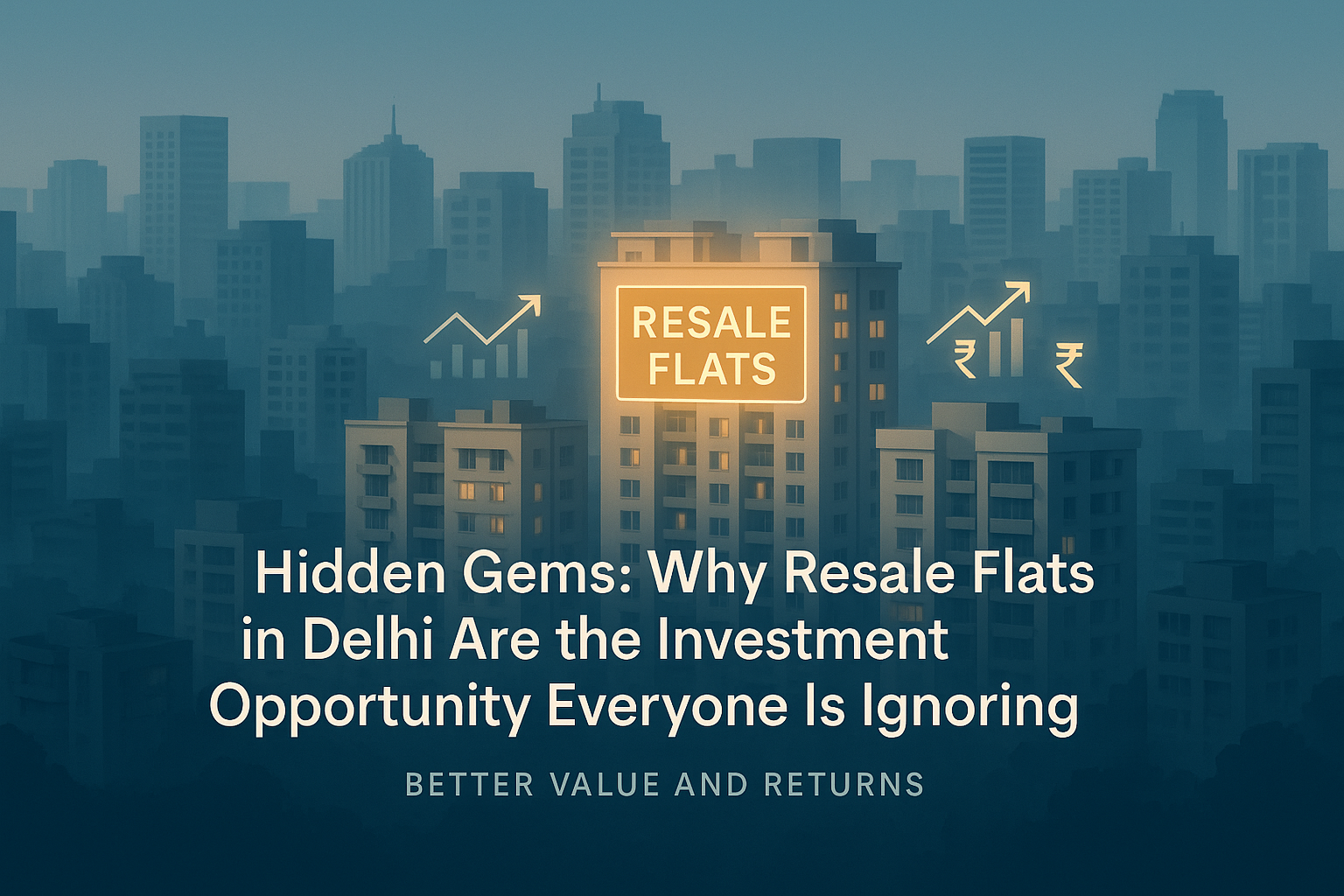 Hidden Gems: Why Resale Flats in Delhi Are the Investment Opportunity Everyone Is Ignoring