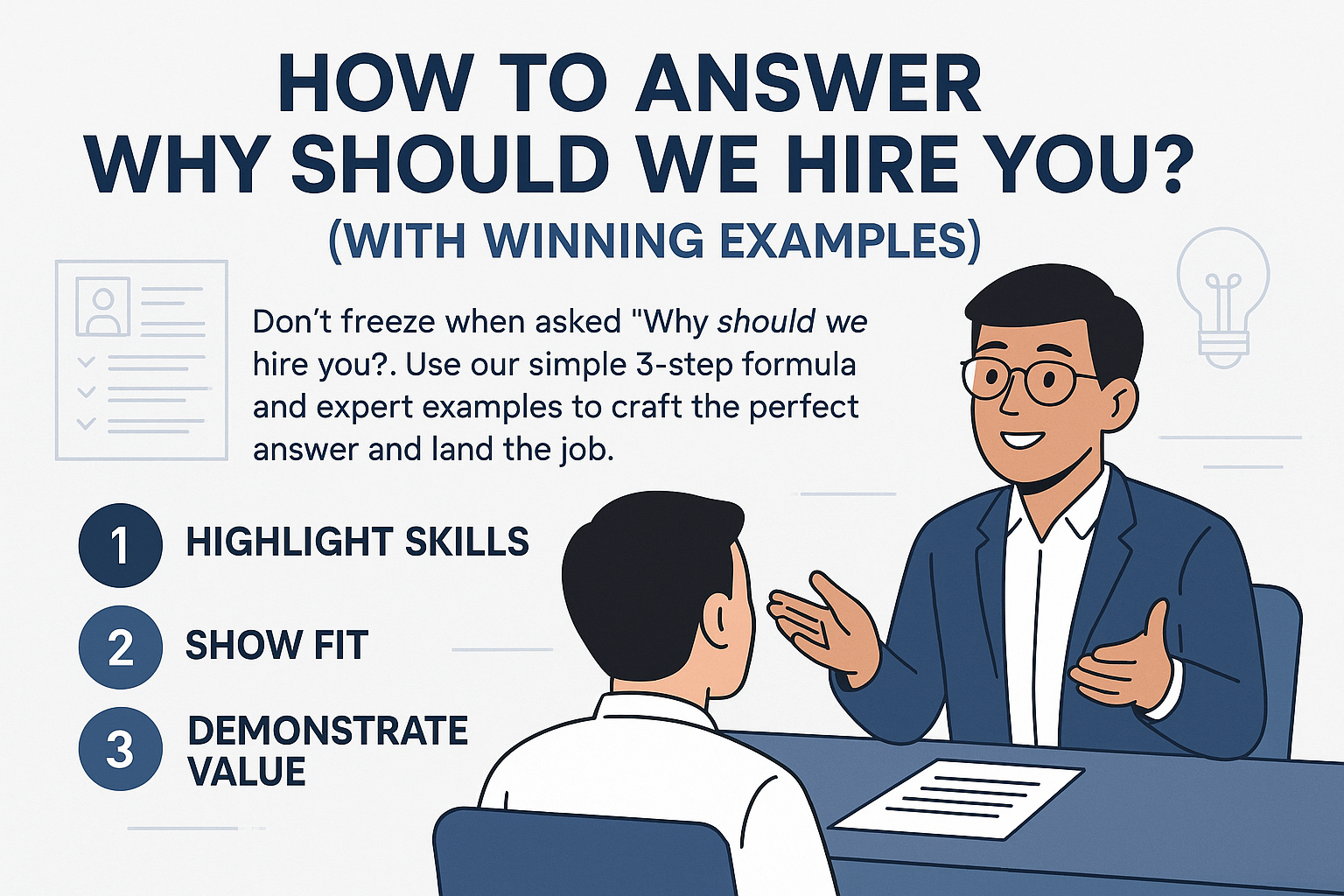 How to Answer "Why Should We Hire You?" (With Winning Examples)