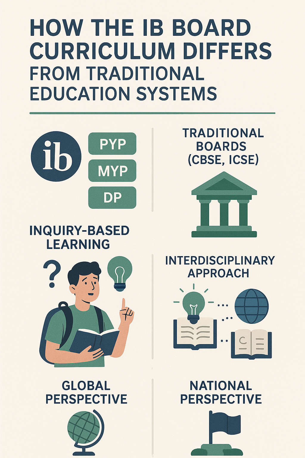 How the IB Board Curriculum Differs From Traditional Education Systems