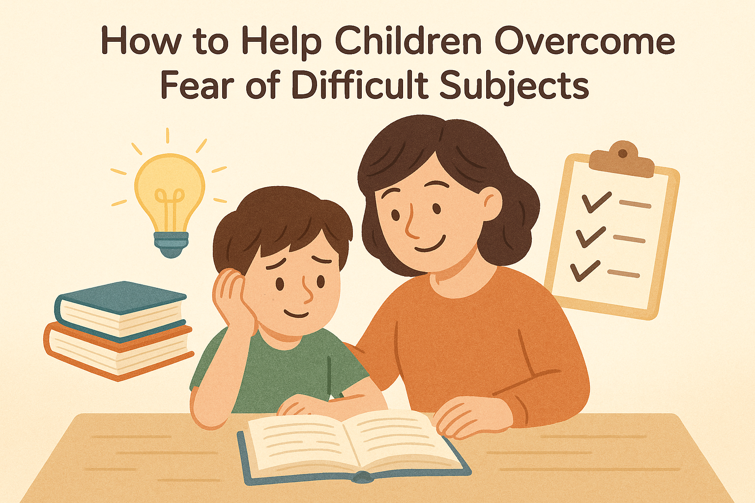 How to Help Children Overcome Fear of Difficult Subjects