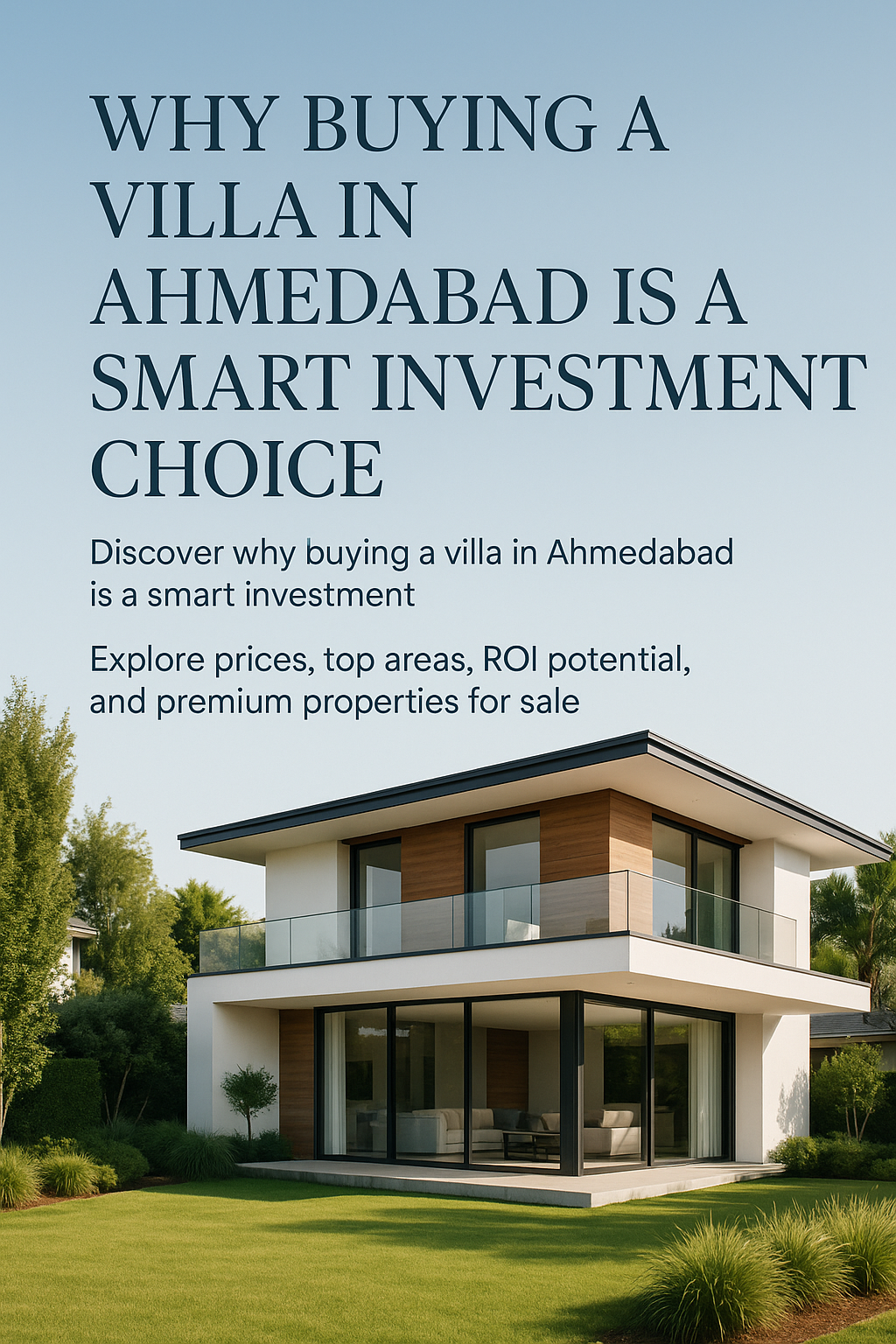 Why Buying a Villa in Ahmedabad Is a Smart Investment Choice
