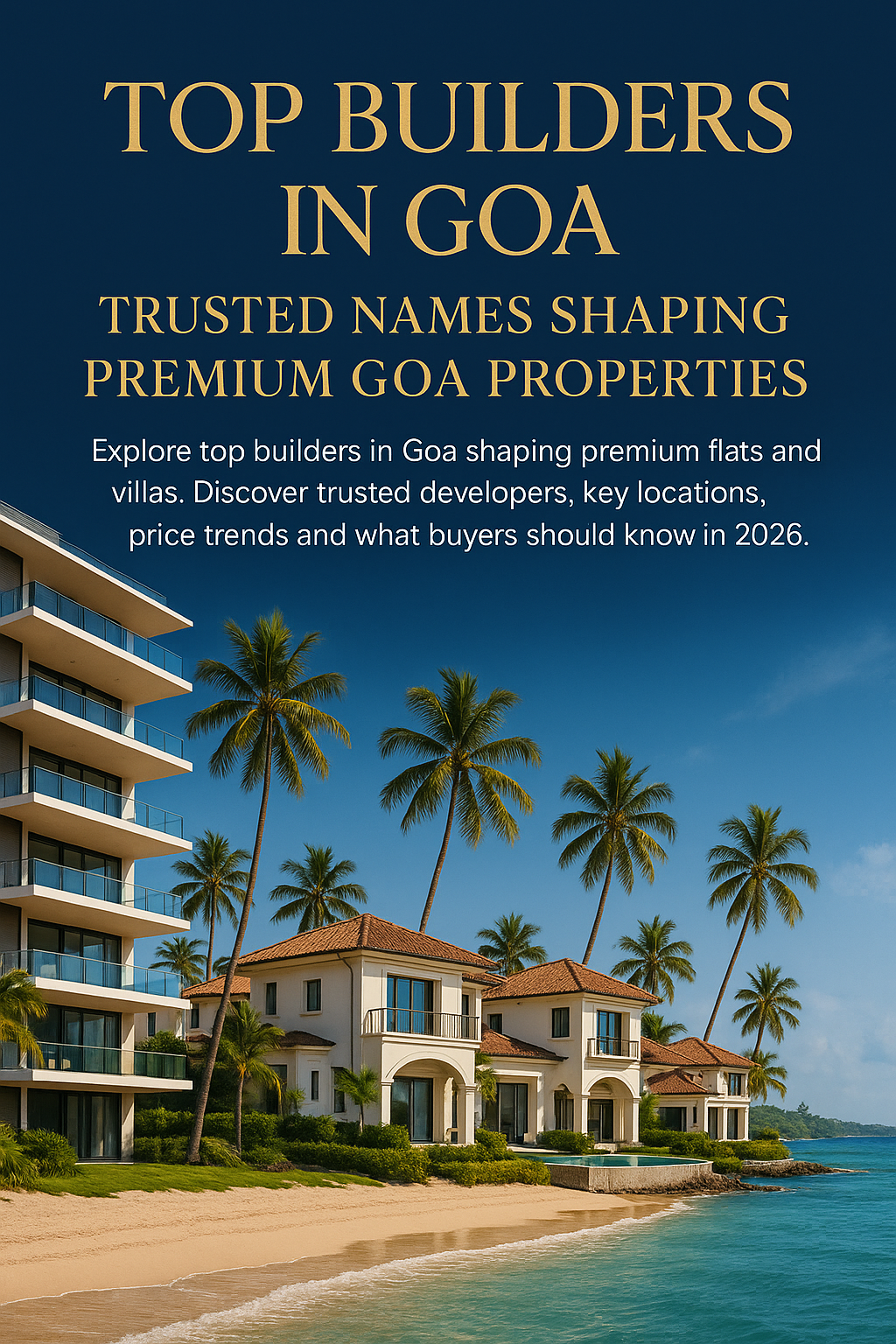 Top Builders in Goa Trusted Names Shaping Premium Goa Properties