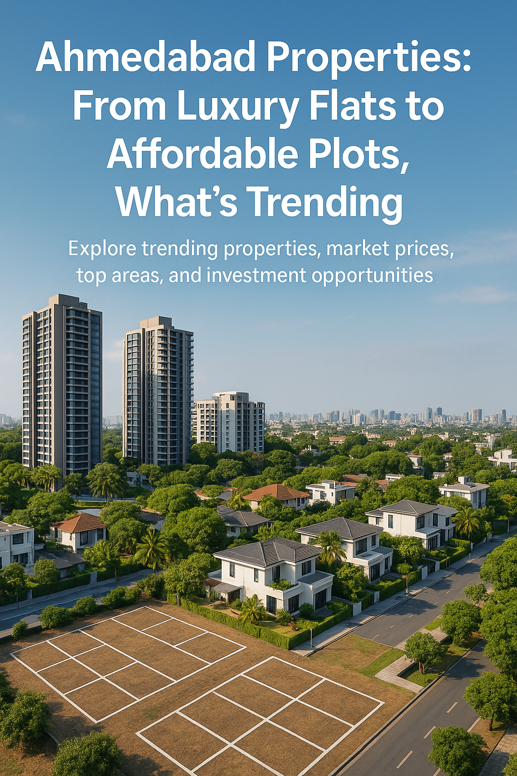 Ahmedabad Properties: From Luxury Flats to Affordable Plots, What’s Trending