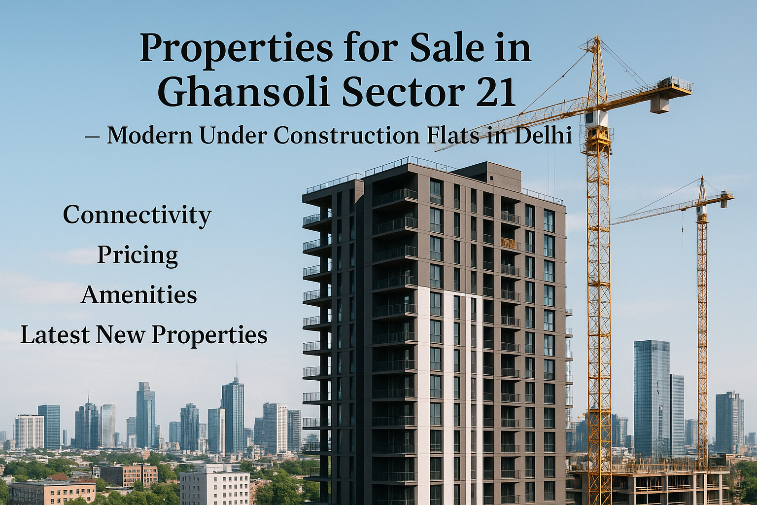 Properties for Sale in Ghansoli Sector 21 – Modern Under Construction Flats in Delhi