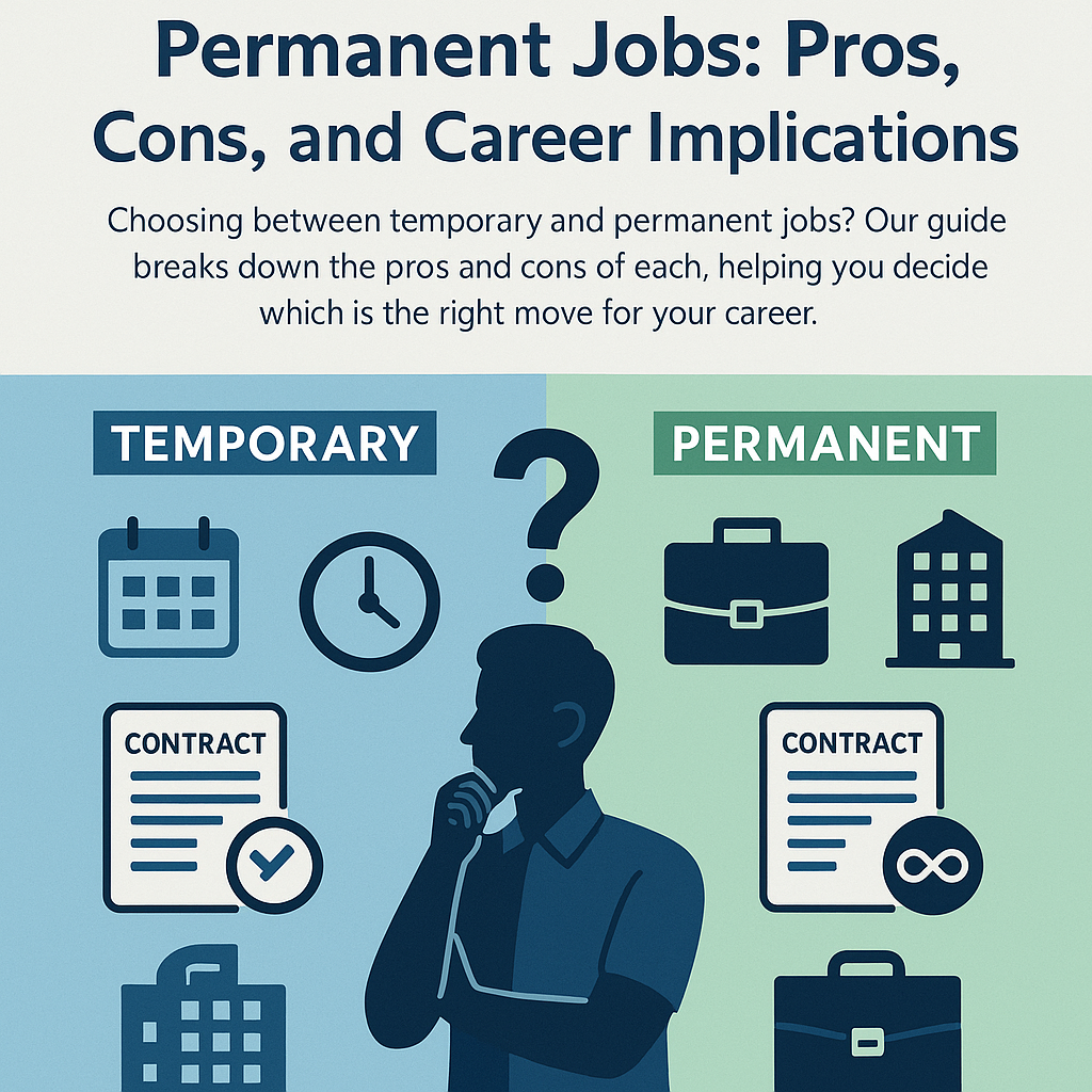 Temporary vs. Permanent Jobs: Pros, Cons, and Career Implications