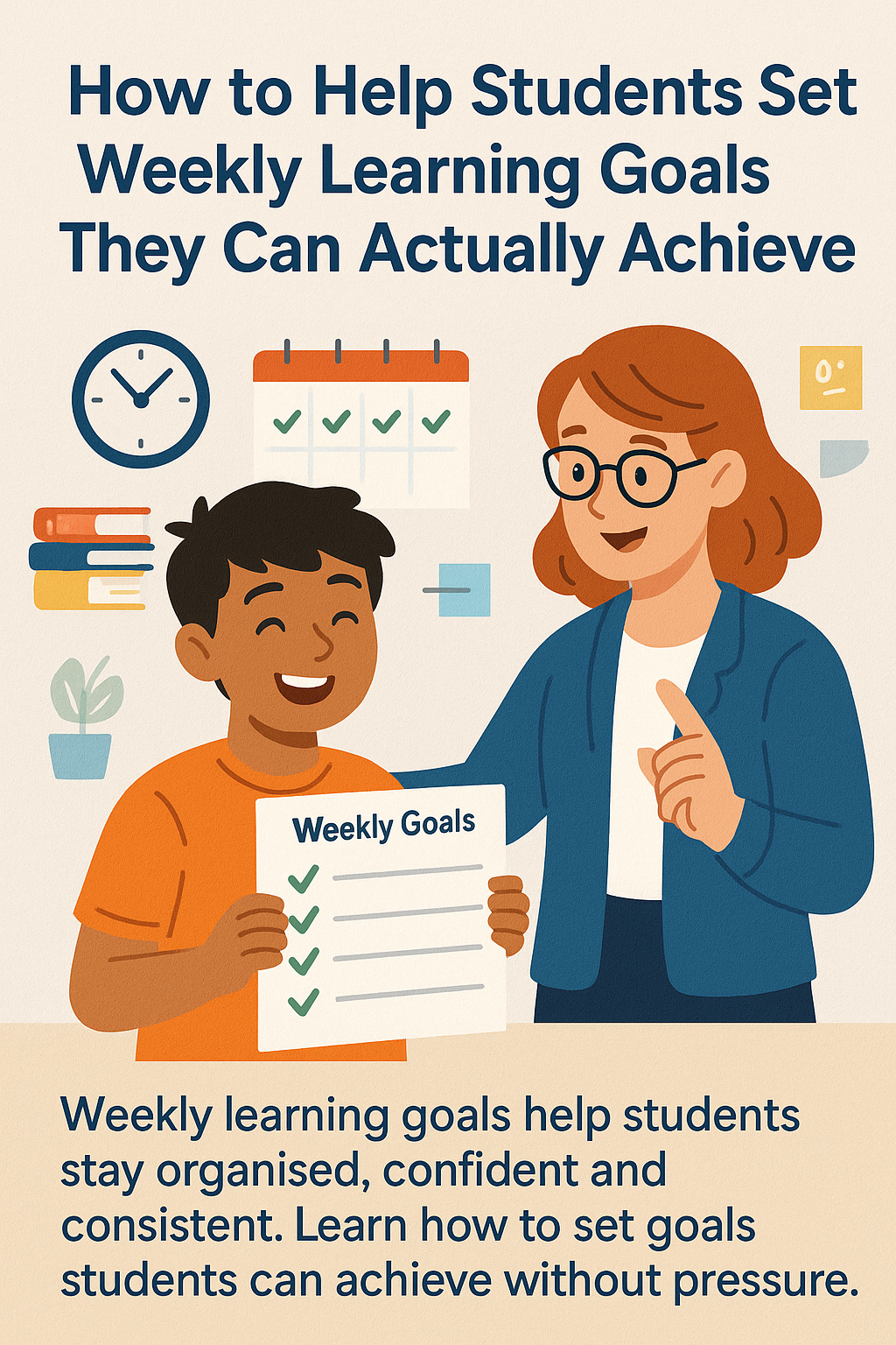 How to Help Students Set Weekly Learning Goals They Can Actually Achieve