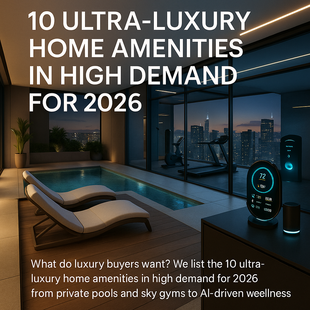 10 Ultra-Luxury Home Amenities in High Demand for 2026 