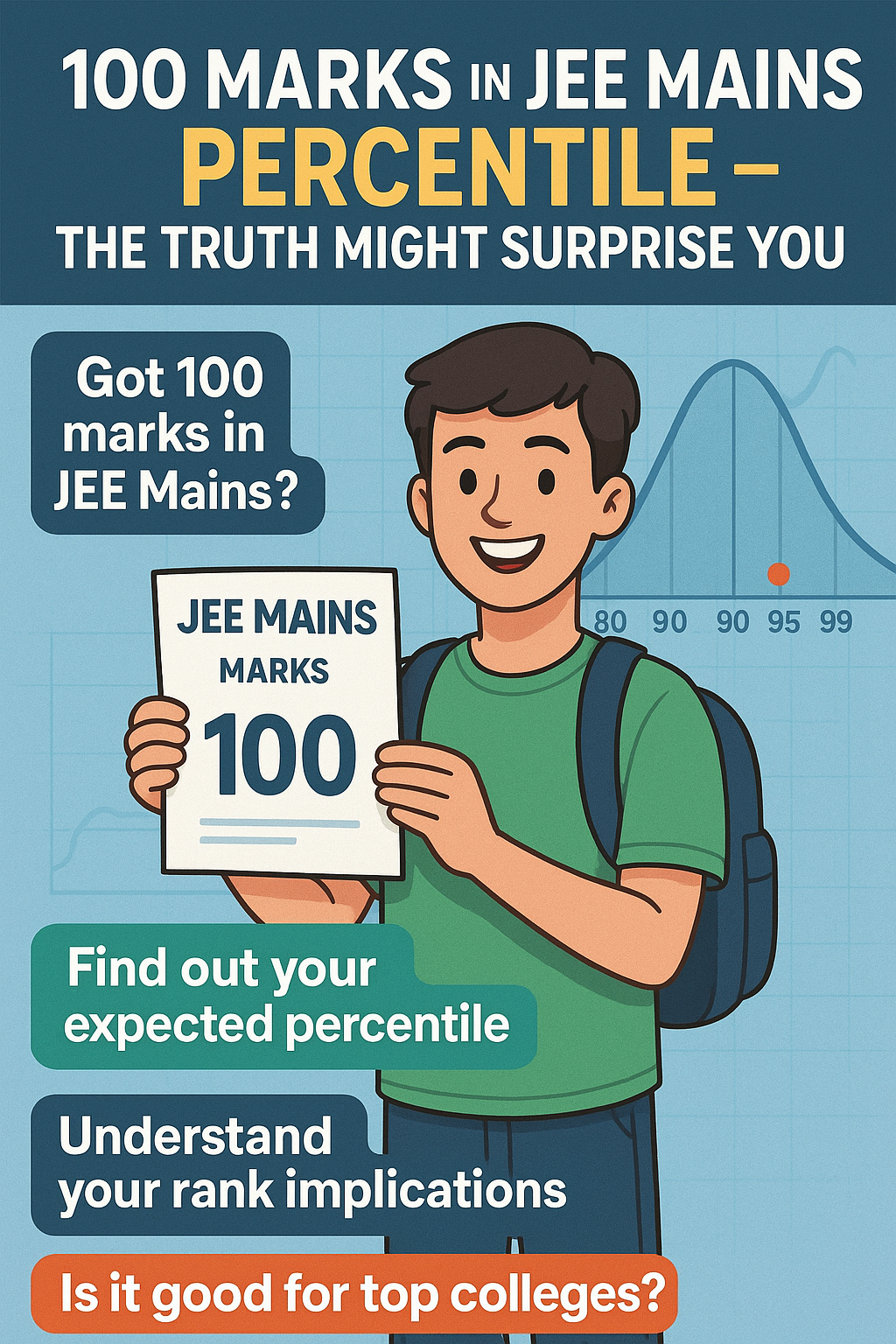 100 Marks in JEE Mains Percentile – The Truth Might Surprise You