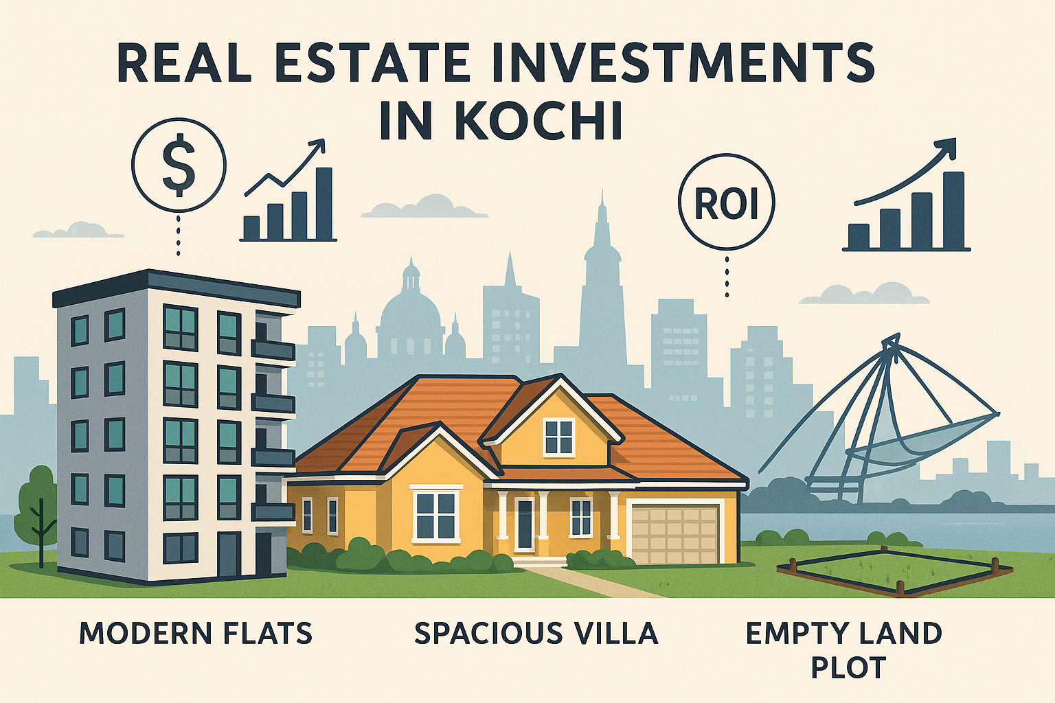 Kochi Properties for Investment: Flats, Villas, or Plots, What’s Best?