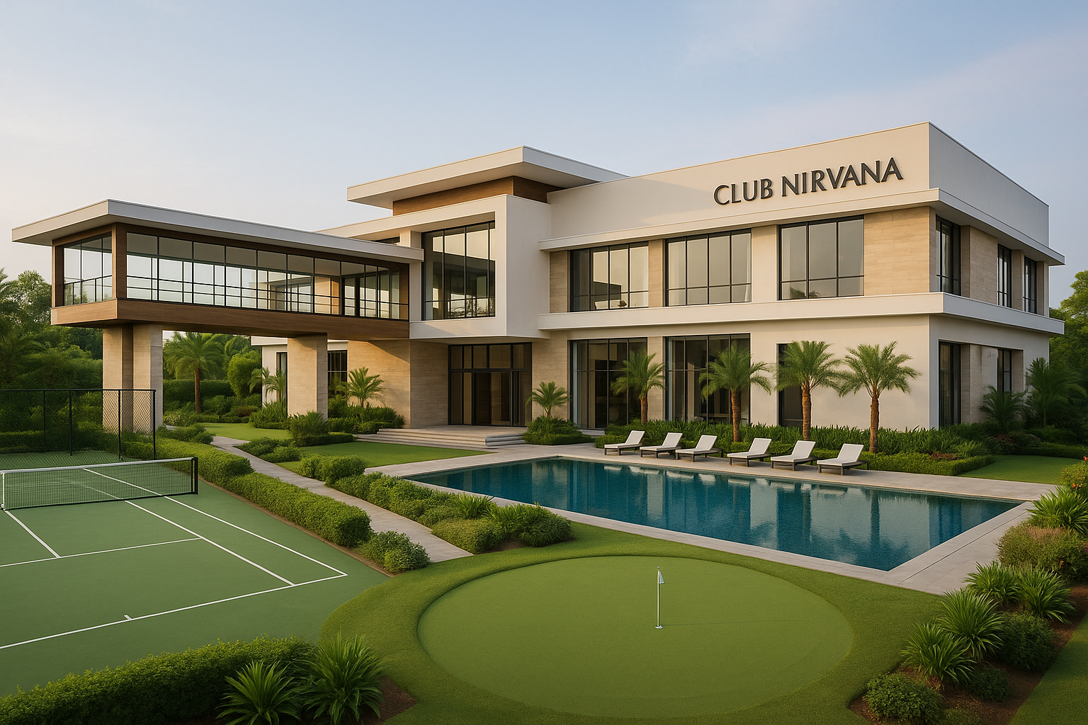 Club Nirvana: Explore the 49,000 Sq. Ft. Luxury Clubhouse in Nallagandla
