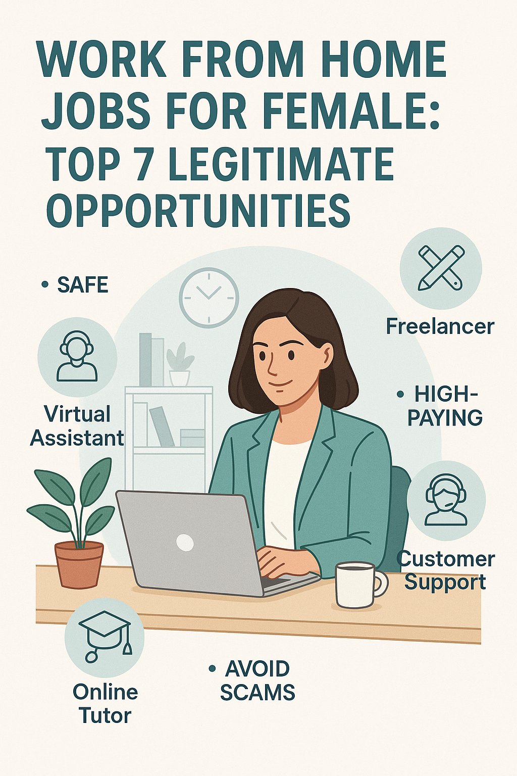 Work from Home Jobs for Female: Top 7 Legitimate Opportunities