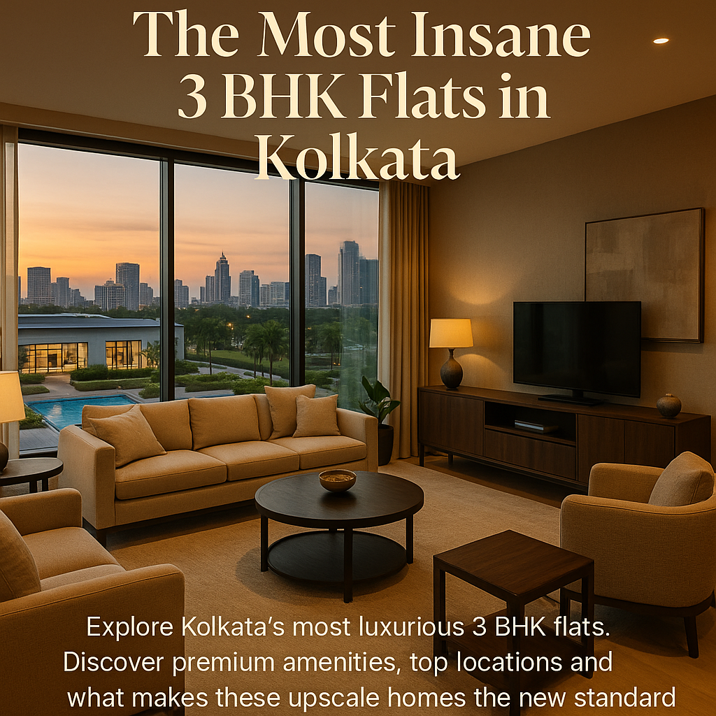 Inside the Luxury Lifestyle: The Most Insane 3 BHK Flats in Kolkata

