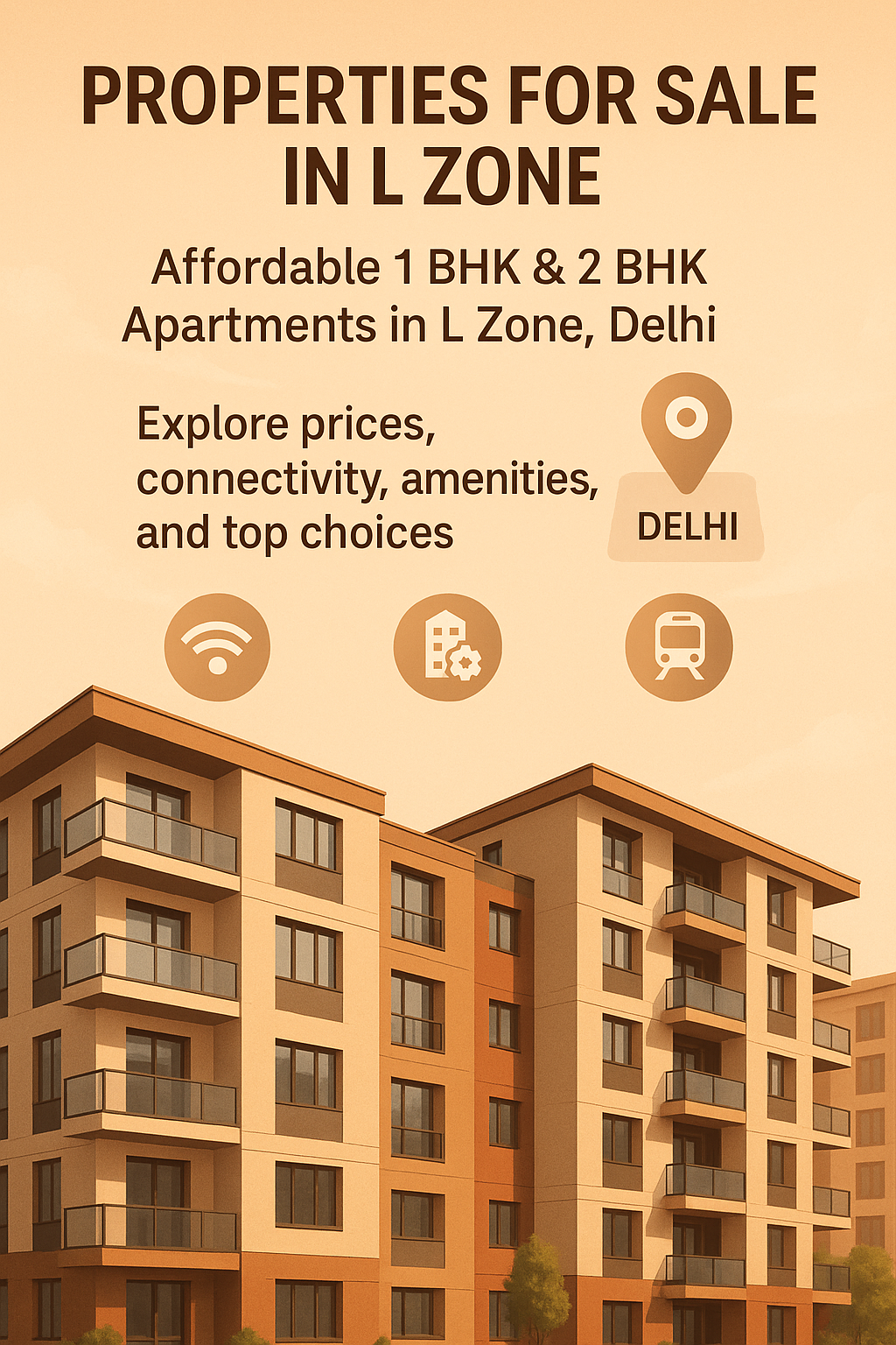 Properties for Sale in L Zone – Affordable 1 BHK & 2 BHK Apartments in Delhi
