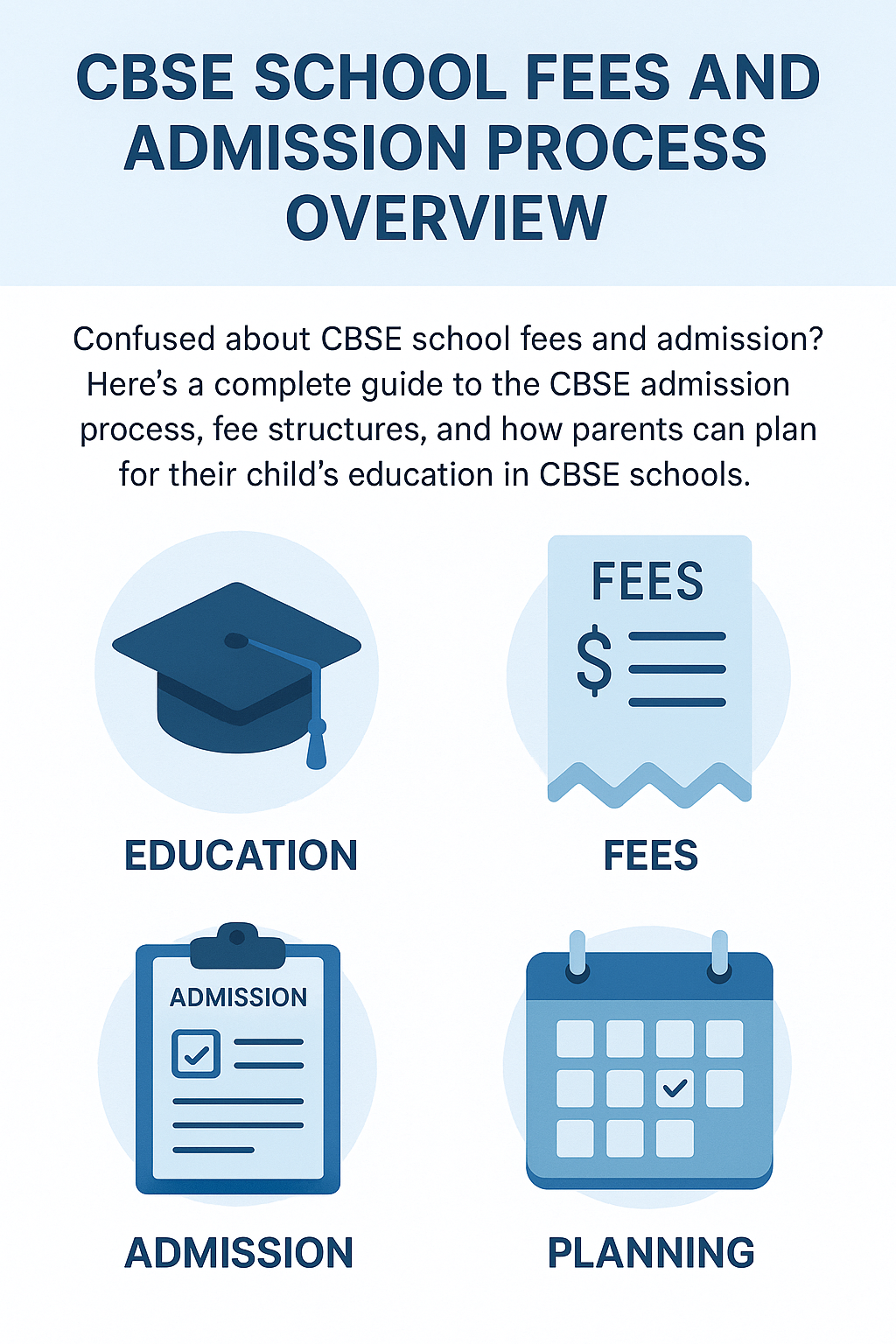 CBSE School Fees and Admission Process Overview
