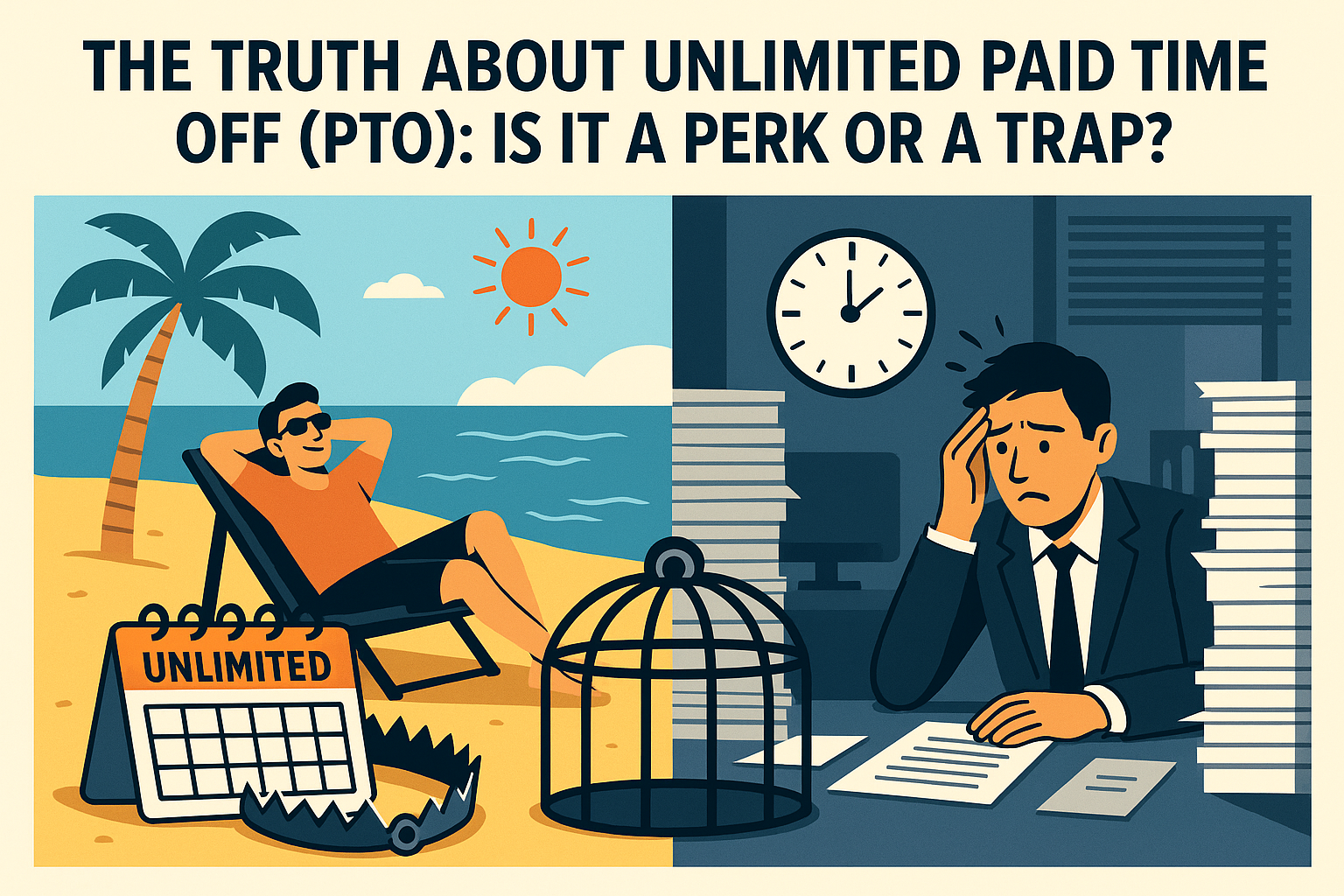 The Truth About "Unlimited Paid Time Off" (PTO): Is it a Perk or a Trap?