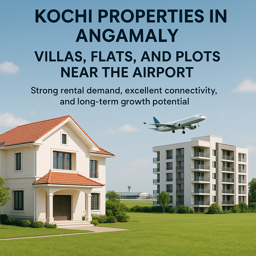 Kochi Properties in Angamaly: Villas, Flats, and Plots Near the Airport