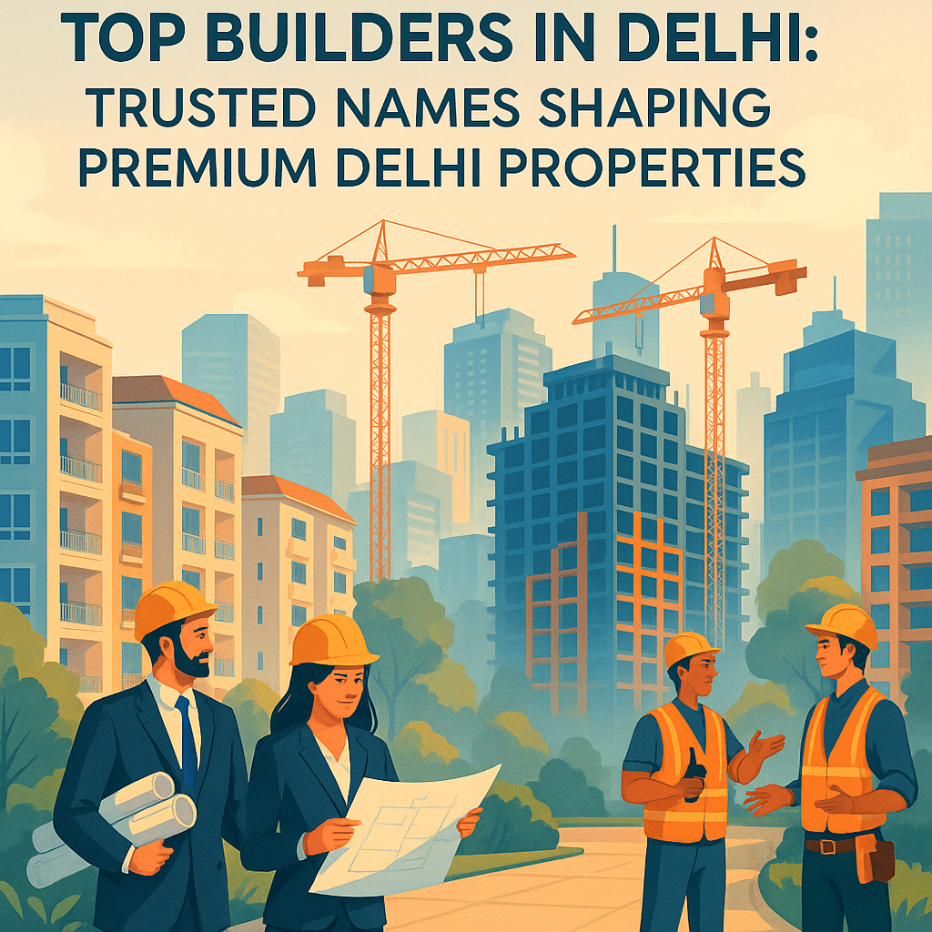 Top Builders in Delhi: Trusted Names Shaping Premium Delhi Properties