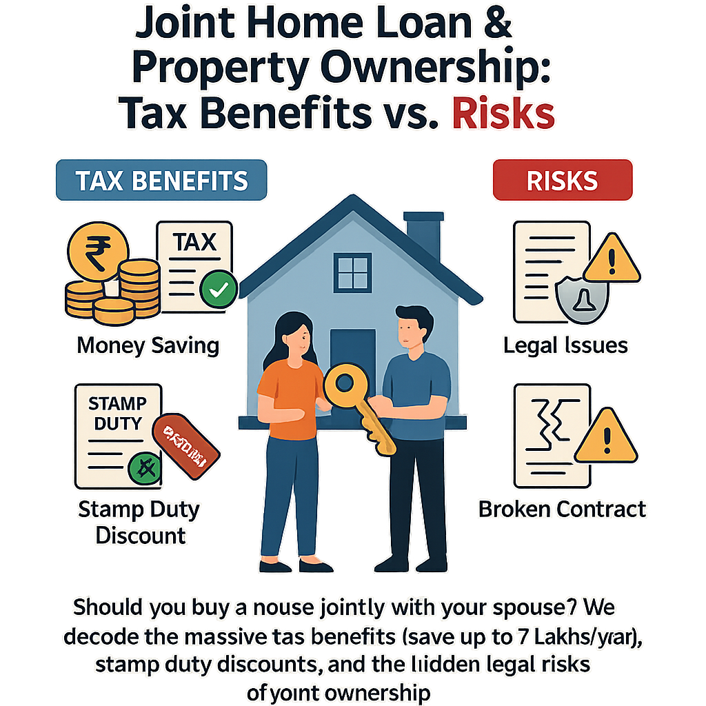 Joint Home Loan & Property Ownership: Tax Benefits vs. Risks 