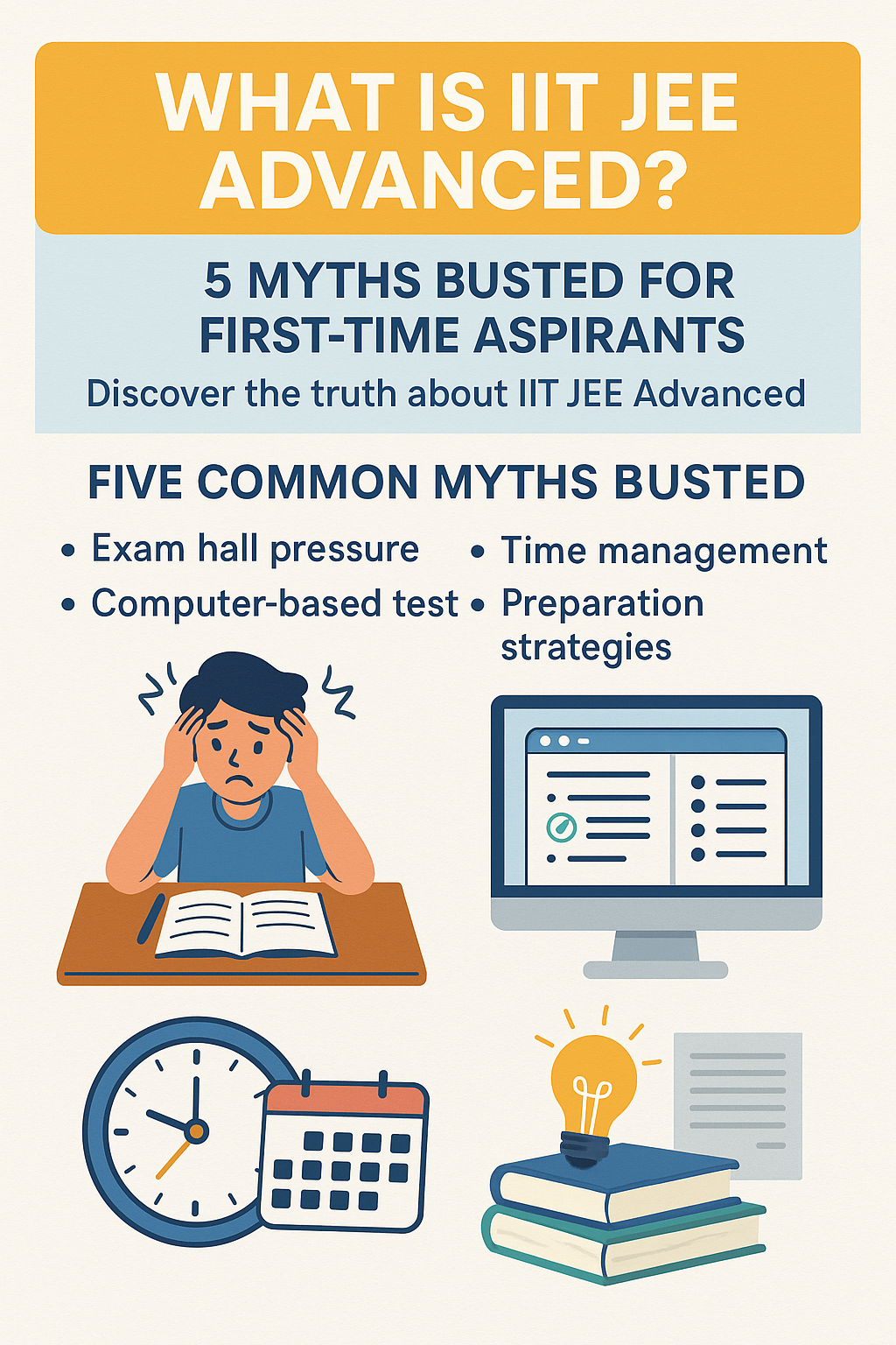 What is IIT JEE Advanced? 5 Myths Busted for First-Time Aspirants