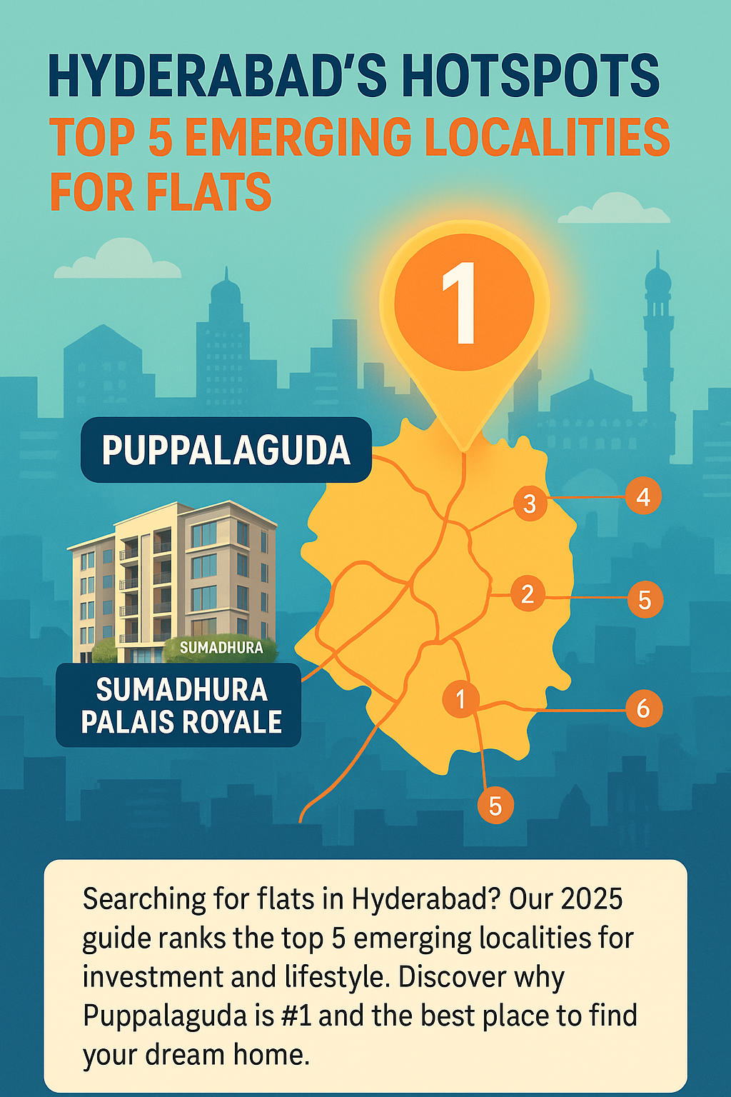 Top 5 Emerging Localities for Flats in Hyderabad