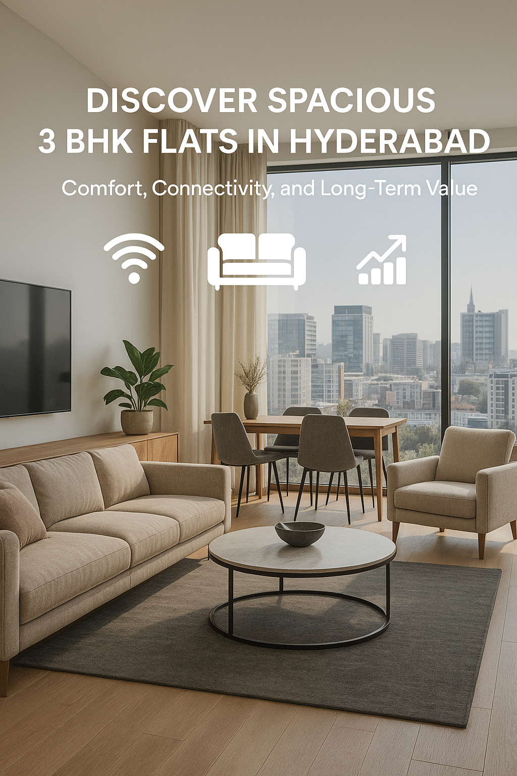 3 BHK Flats in Hyderabad: Comfort, Space, and Connectivity
