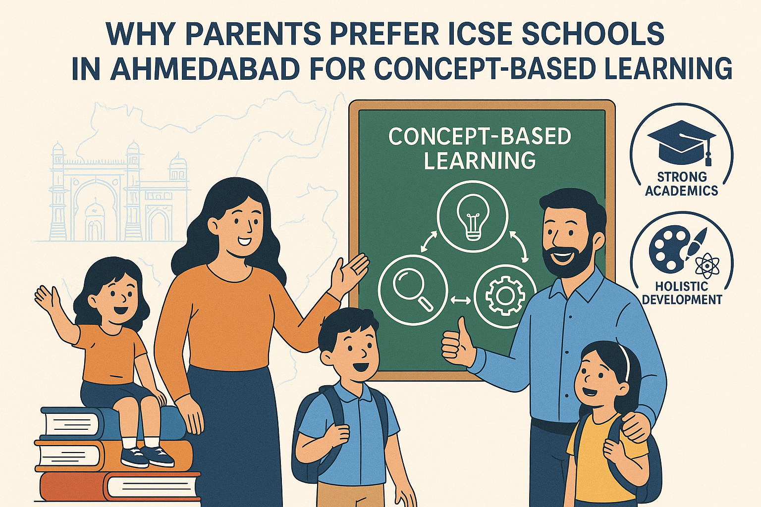 Why Parents Prefer ICSE Schools in Ahmedabad for Concept-Based Learning