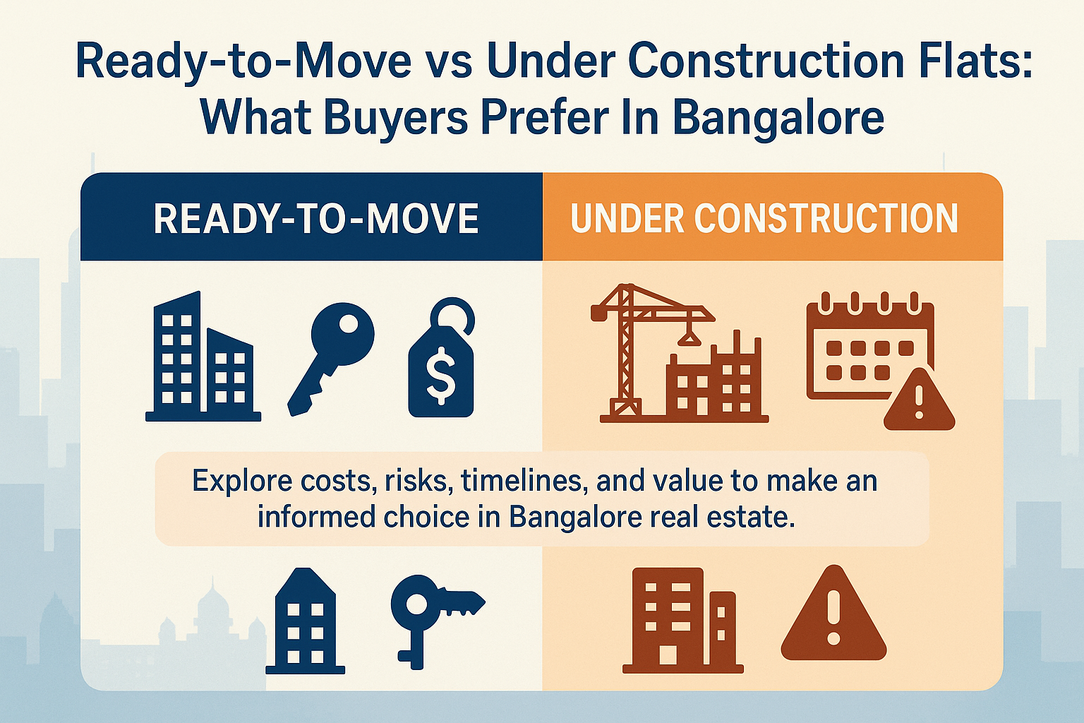 Ready-to-Move vs Under Construction Flats: What Buyers Prefer In Bangalore