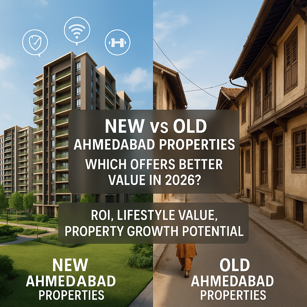 New vs Old Ahmedabad Properties: Which Offers Better Value in 2026?