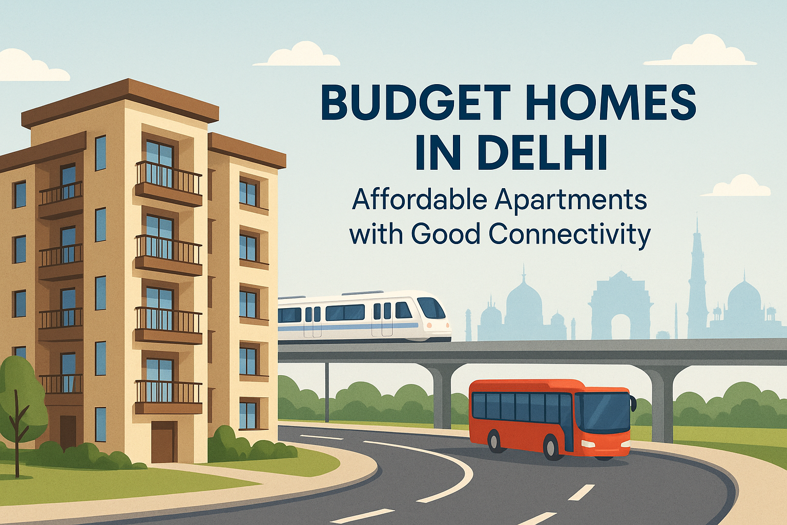 Budget Homes in Delhi: Most Affordable Apartments with Good Connectivity