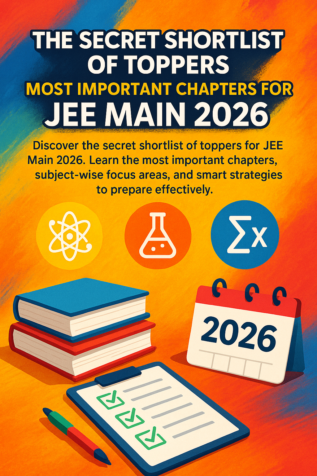 The Secret Shortlist of Toppers - Most Important Chapters for JEE Main 2026 