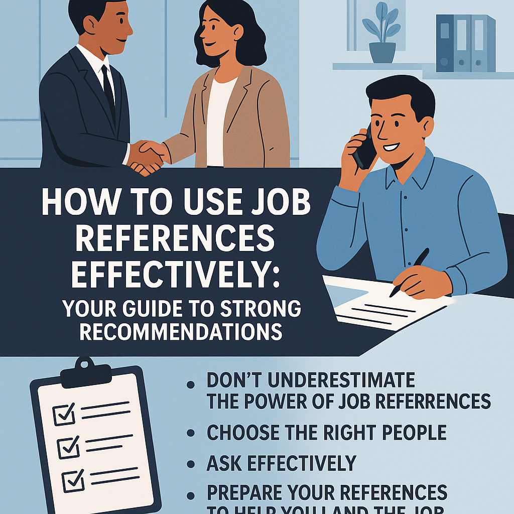 How to Use Job References Effectively: Your Guide to Strong Recommendations