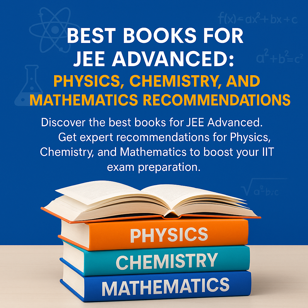 Best Books for JEE Advanced: Physics, Chemistry, and Mathematics Recommendations