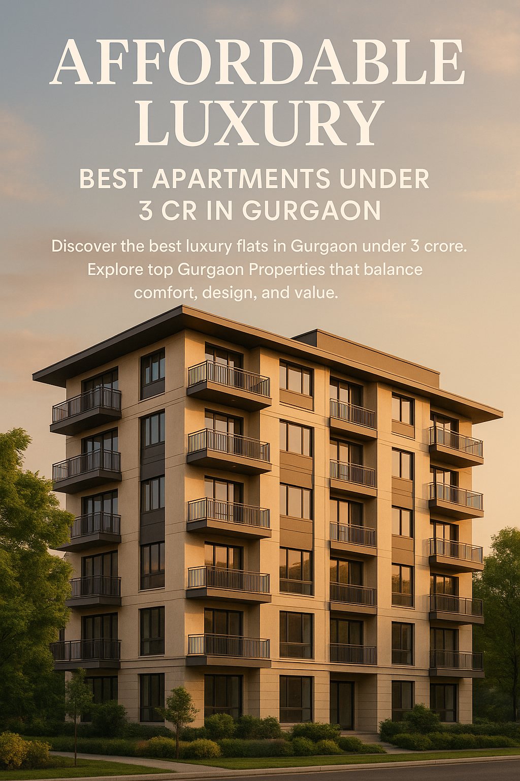 Affordable Luxury: Best Apartments Under 3 Cr in Gurgaon