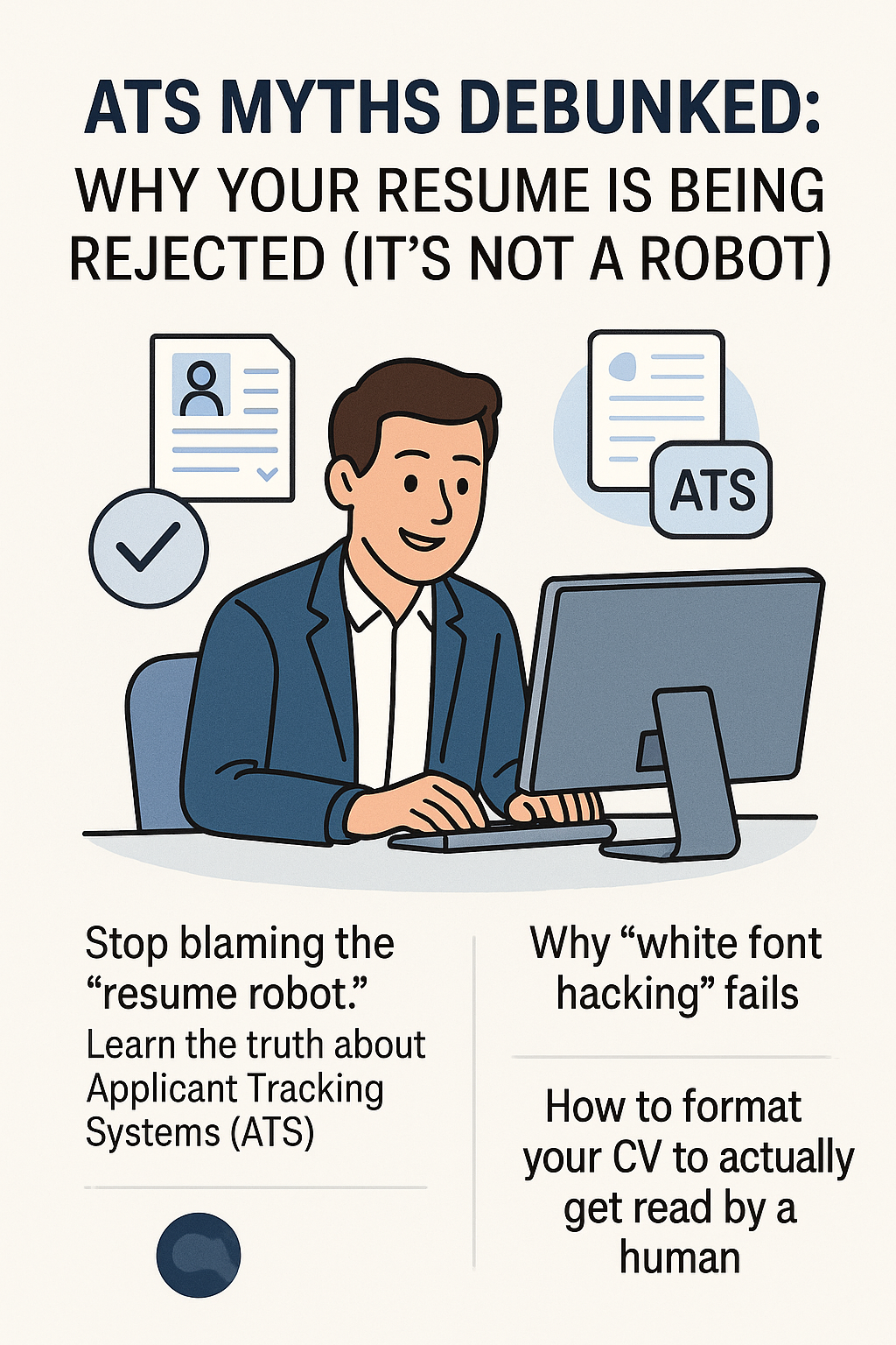 ATS Myths Debunked: Why Your Resume Is Being Rejected (It’s Not a Robot)