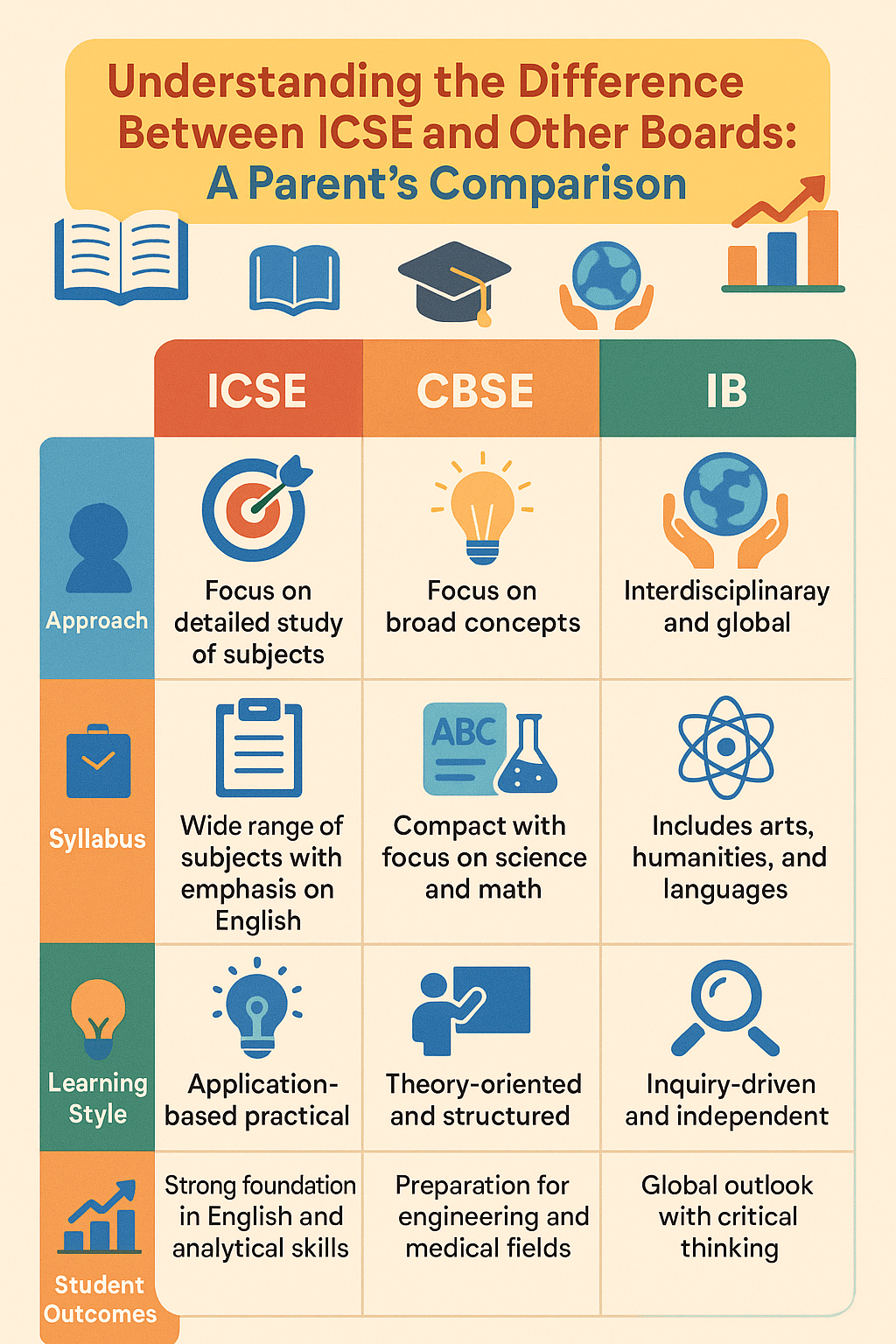 Understanding the Difference Between ICSE and Other Boards: A Parent’s Comparison