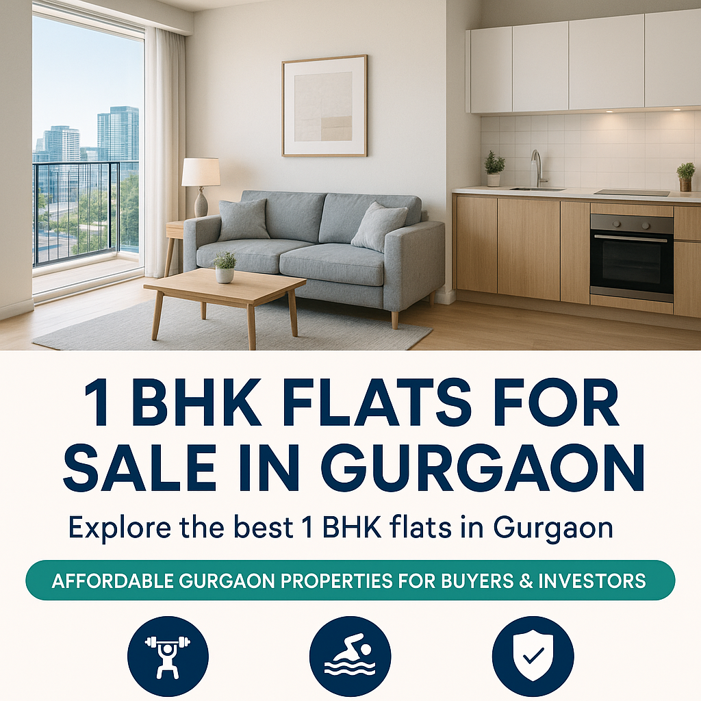 1 BHK Flats for Sale in Gurgaon: Affordable & Prime Gurgaon Properties