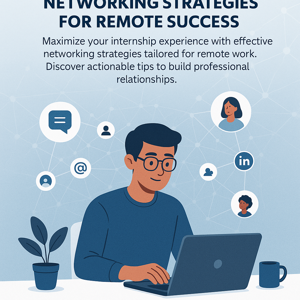 Maximizing Internships: Networking Strategies for Remote Success