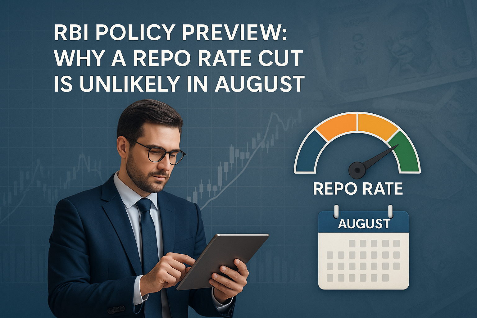 RBI Policy Preview: Why a Repo Rate Cut is Unlikely in August