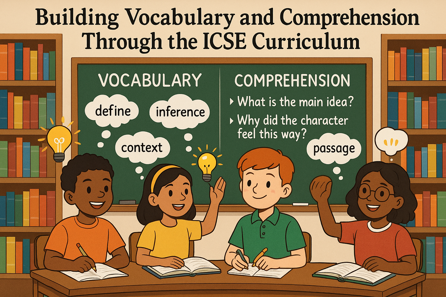 Building Vocabulary and Comprehension Through the ICSE Curriculum
