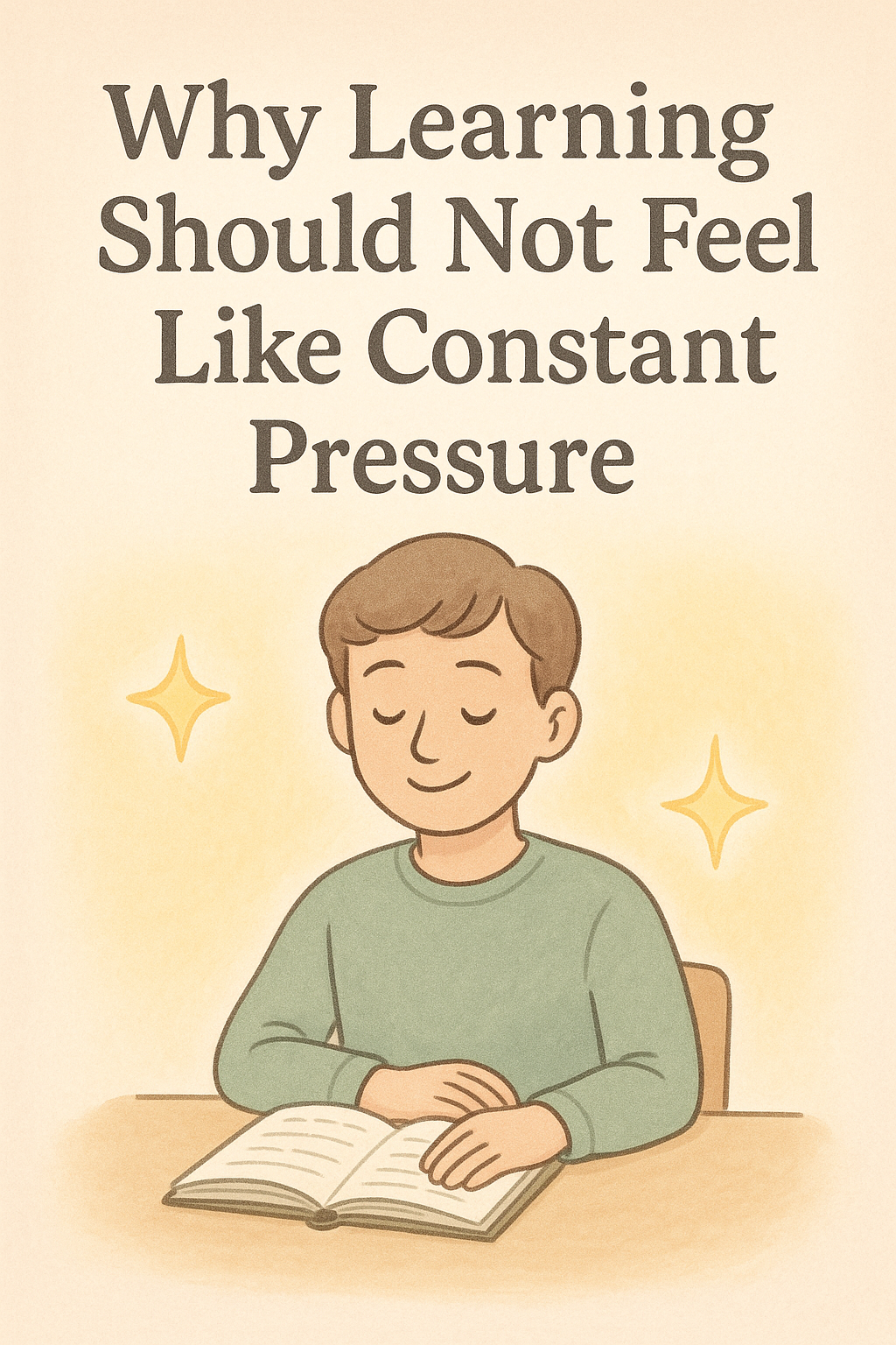 Why Learning Should Not Feel Like Constant Pressure